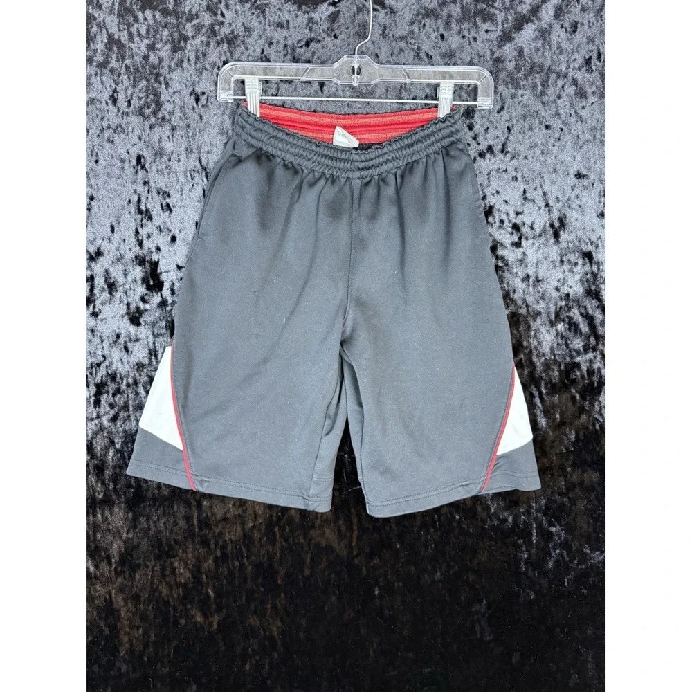 Nike Shorts Boys M‎ Black Red Lebron James Elastic NBA Basketball Pockets